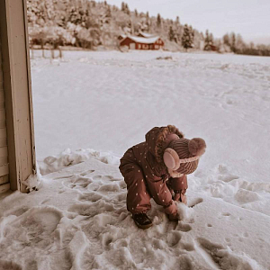 Наушники плюшевые Mrs. Ertha "Blush", розовые